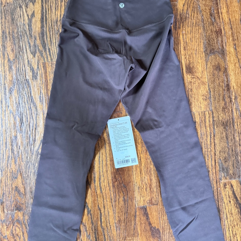lululemon Align HR Pant 25” Espresso Brown Leggings
